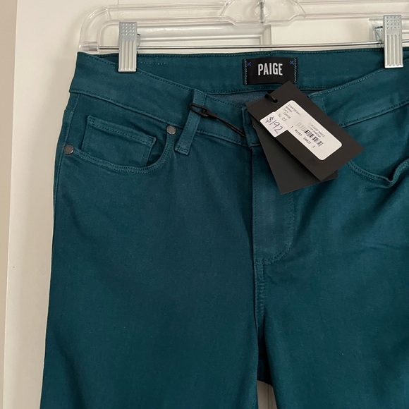 Paige forest green Verdugo ankle mid-rise ultra skinny jeans -NWT. ❤️ - Picture 4 of 8